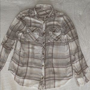 Button Down Plaid Shirt